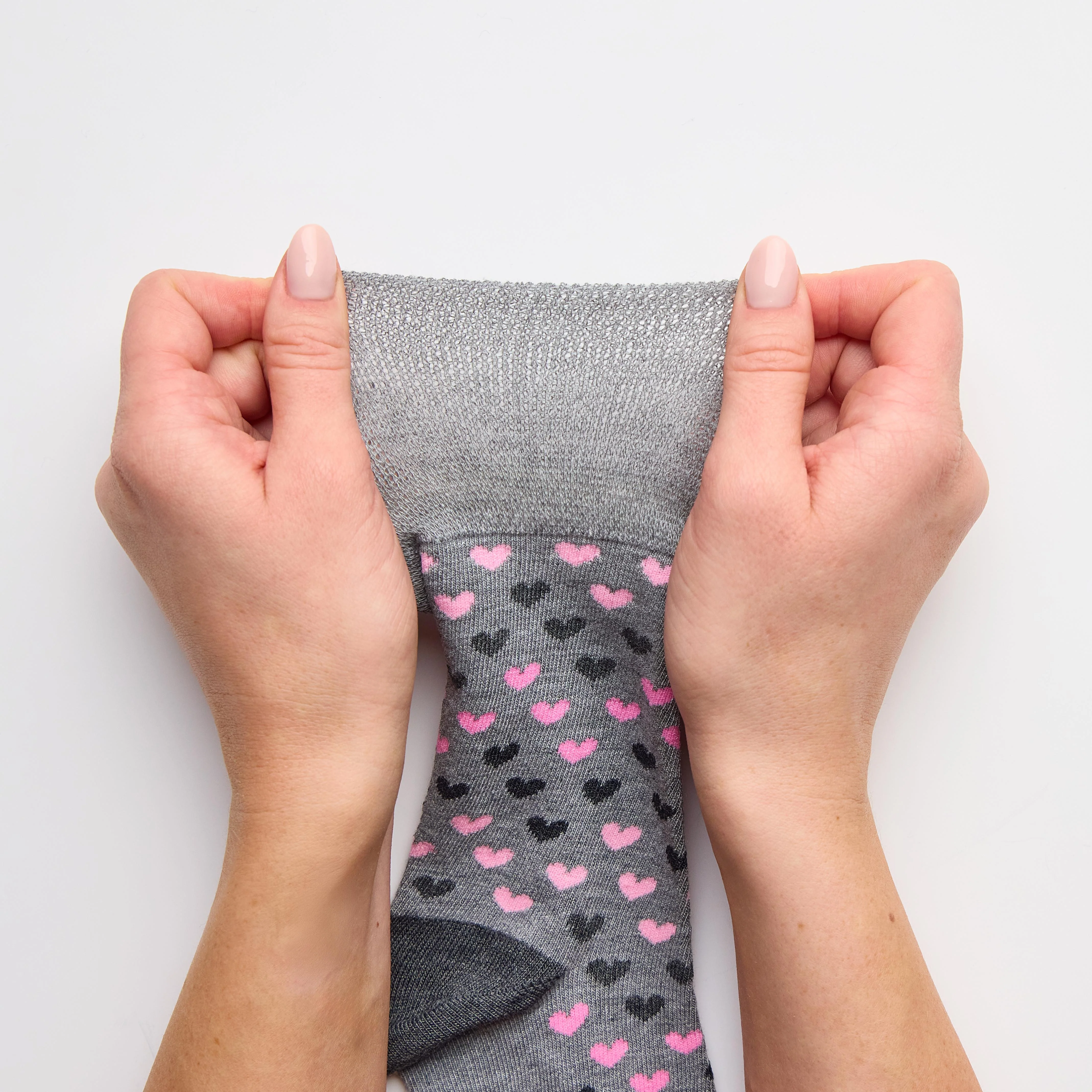 3 Pairs Ladies Bamboo Socks - Grey - Image 3