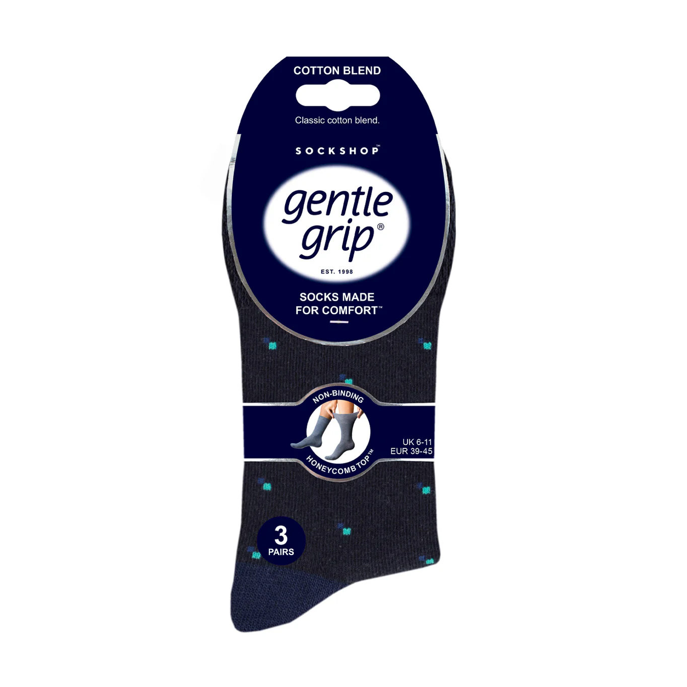 3 Pairs Men's Cotton Socks - Foundry - Image 4