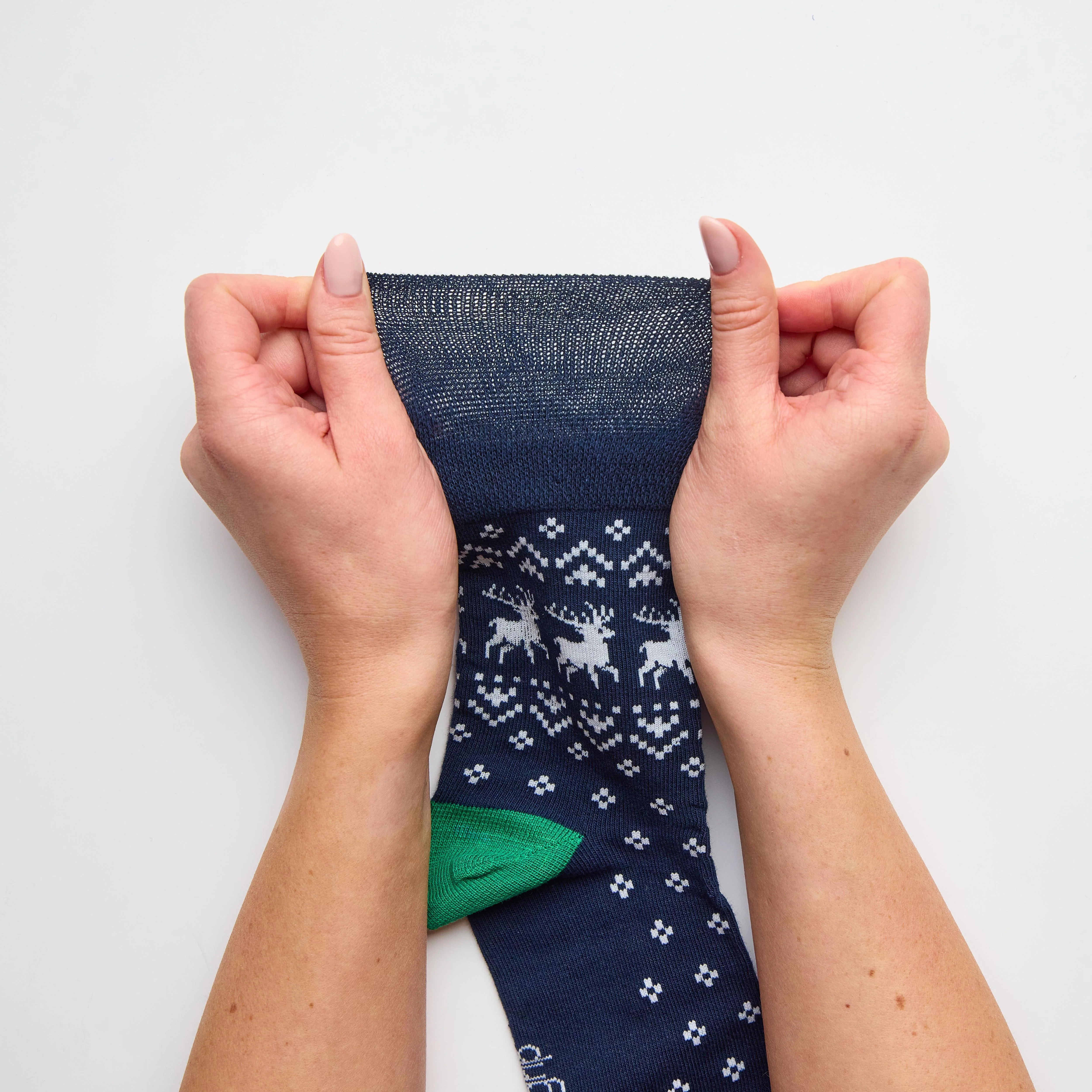 3 Pairs Men's Fun Feet Christmas Socks - Fairisle - Image 3